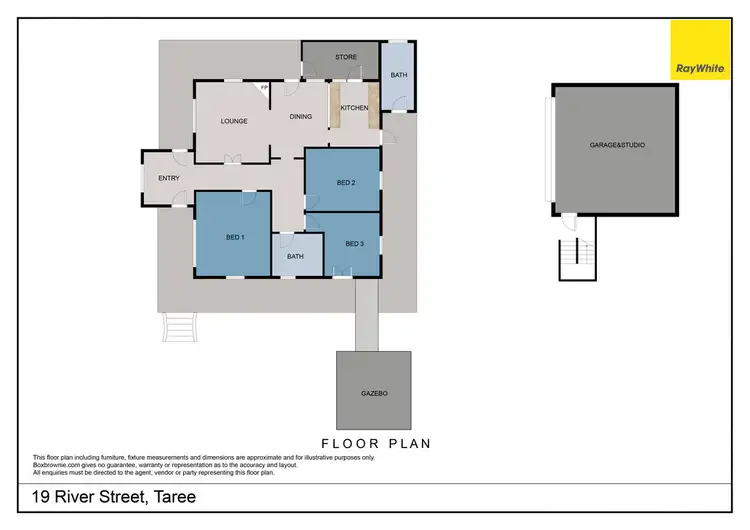 Floorplan of Homely house listing, 19 River Street, Taree NSW 2430