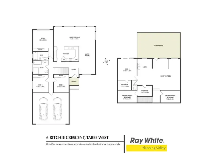 Floorplan of Homely house listing, 6 Ritchie Crescent, Taree NSW 2430