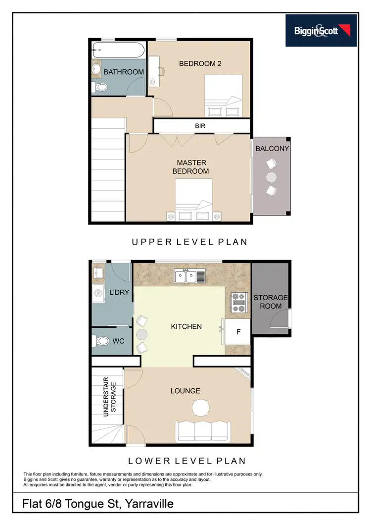 Floorplan of Homely townhouse listing, 6/8 Tongue Street, Yarraville VIC 3013