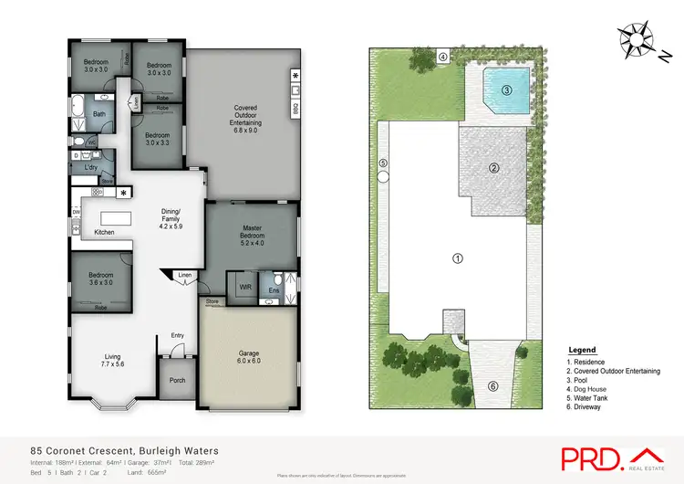 Floorplan of Homely house listing, 85 Coronet Crescent, Burleigh Waters QLD 4220