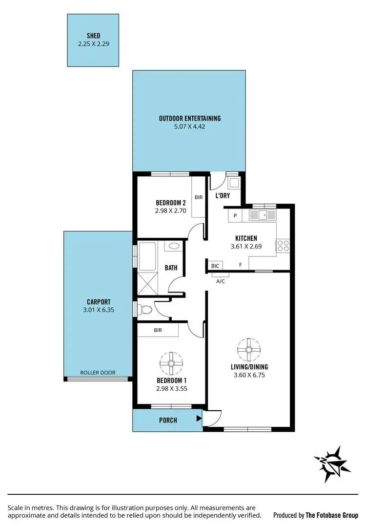 Floorplan of Homely unit listing, 7/3 Woodcock Place, Morphett Vale SA 5162