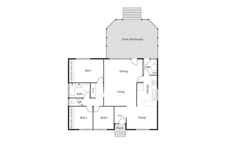 Floorplan of Homely house listing, 113 Livingston Avenue, Kambah ACT 2902