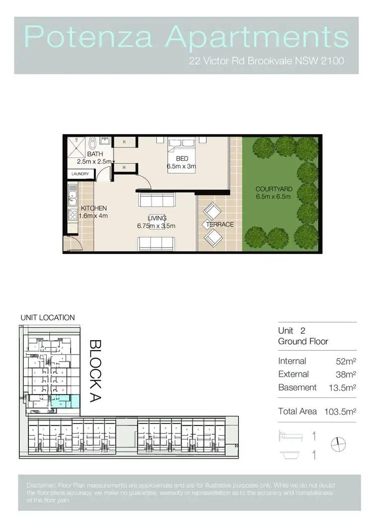 Floorplan of Homely apartment listing, 2/22 Victor Road, Brookvale NSW 2100