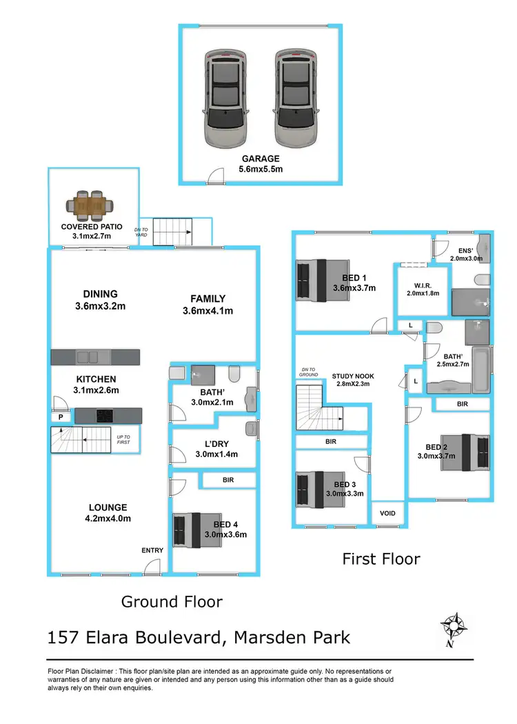 Floorplan of Homely house listing, 157 Elara Boulevard, Marsden Park NSW 2765