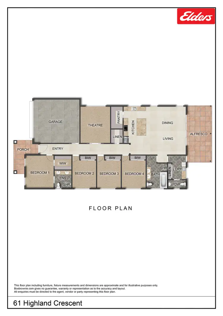 Floorplan of Homely house listing, 61 HIGHLAND CRESCENT, Thirlmere NSW 2572