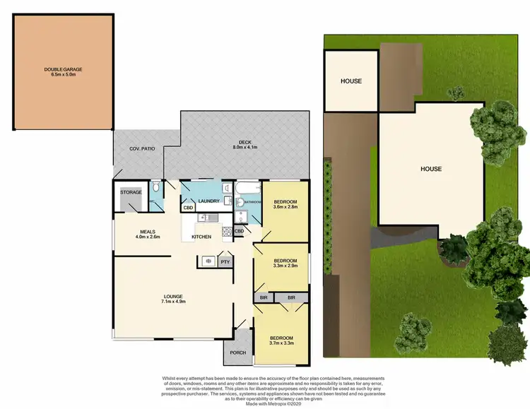 Floorplan of Homely house listing, 6 Loch Street, Ferntree Gully VIC 3156