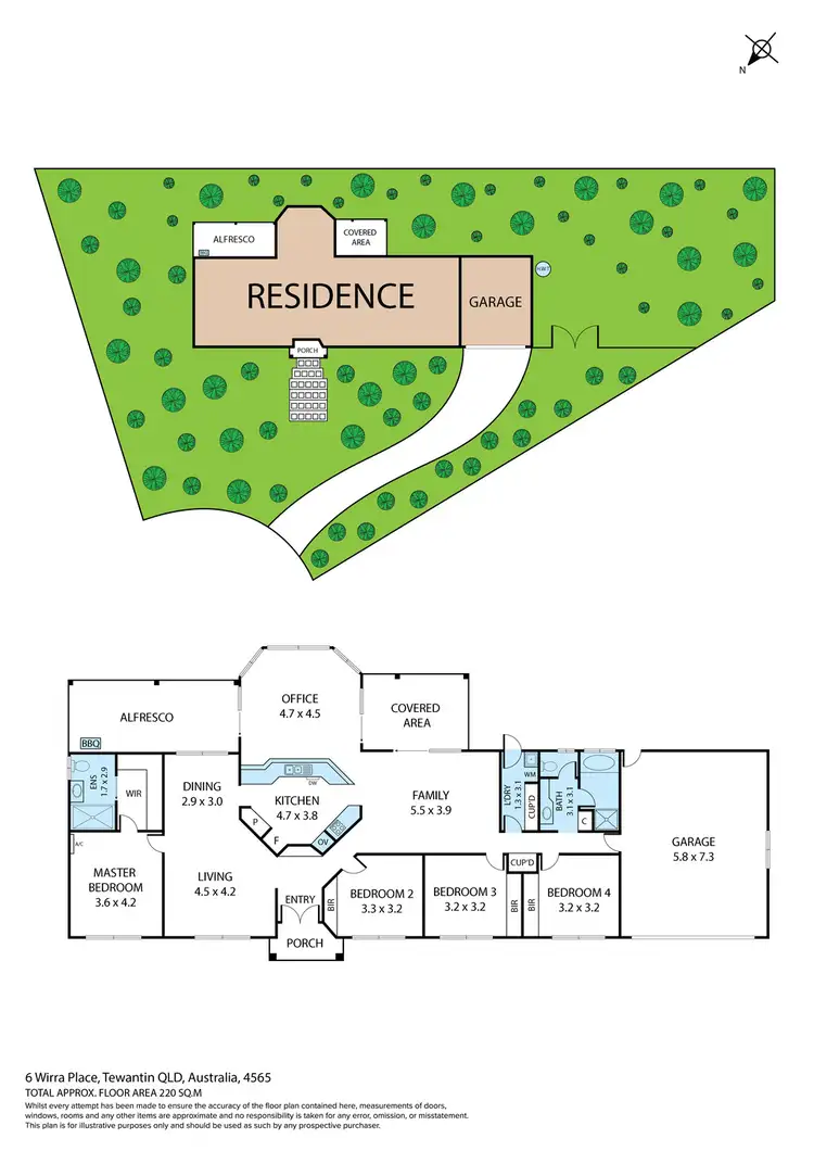 Floorplan of Homely house listing, 6 Wirra Place, Tewantin QLD 4565