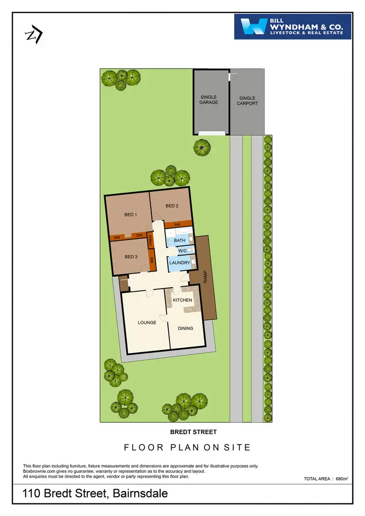 Floorplan of Homely house listing, 110 Bredt Street, Bairnsdale VIC 3875
