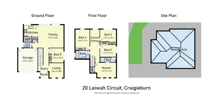Floorplan of Homely house listing, 20 Liewah Circuit, Craigieburn VIC 3064