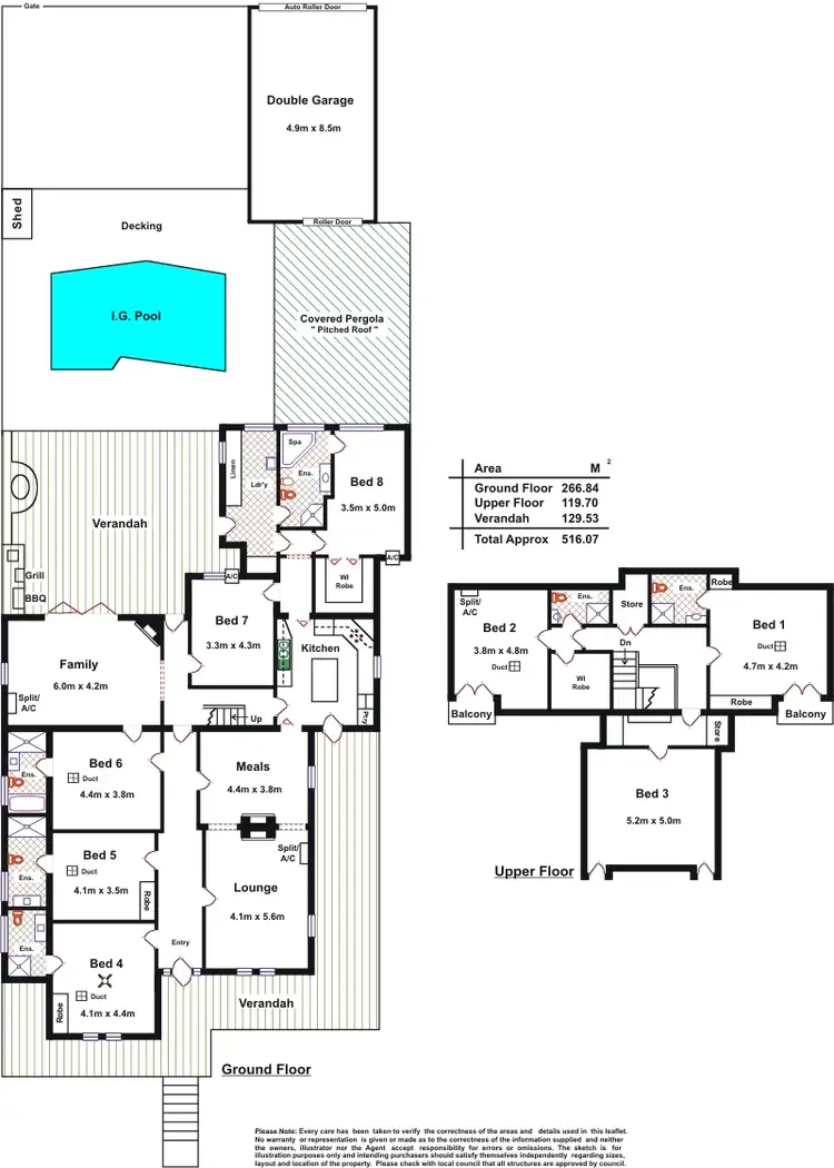 Floorplan of Homely house listing, 268 Seaview Road, Henley Beach SA 5022