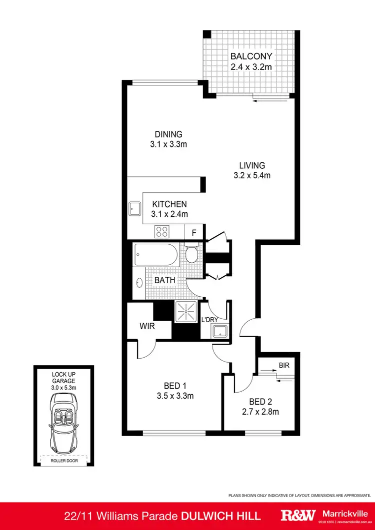 Floorplan of Homely unit listing, 22/11 Williams Parade, Dulwich Hill NSW 2203