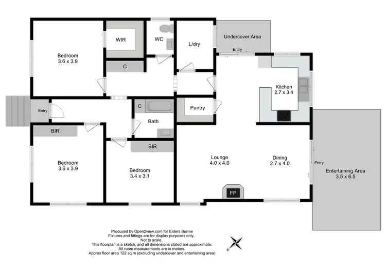 Floorplan of Homely house listing, 20 Hamilton Street, Upper Burnie TAS 7320