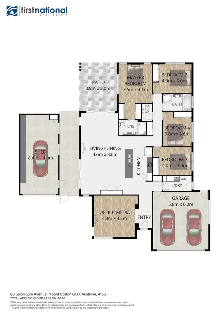 Floorplan of Homely house listing, 68 Sugargum Avenue, Mount Cotton QLD 4165