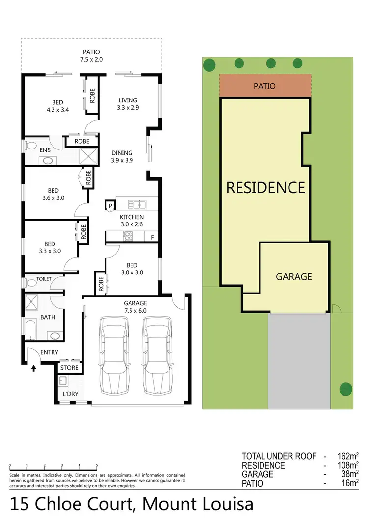 Floorplan of Homely house listing, 15 Chloe Court, Mount Louisa QLD 4814