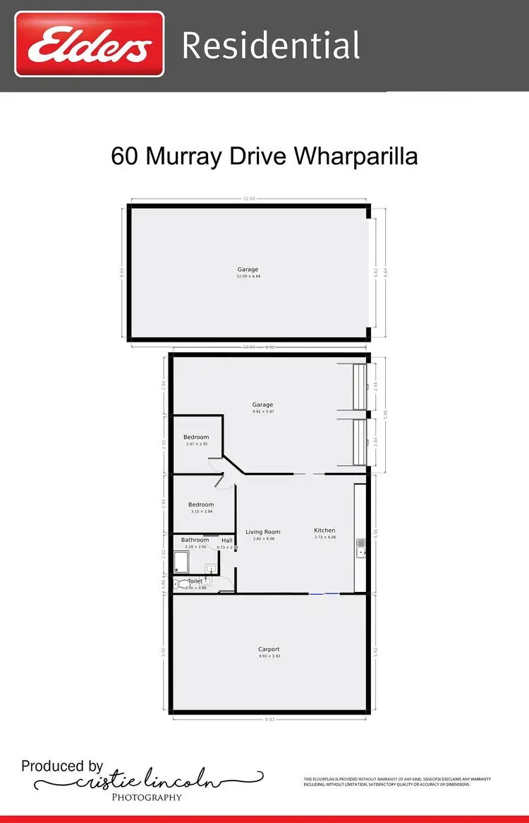 Floorplan of Homely house listing, 60 Murray Drive, Wharparilla VIC 3564