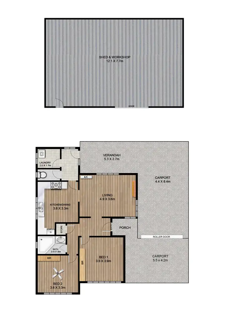 Floorplan of Homely house listing, 4 Kolapore Avenue, Largs North SA 5016