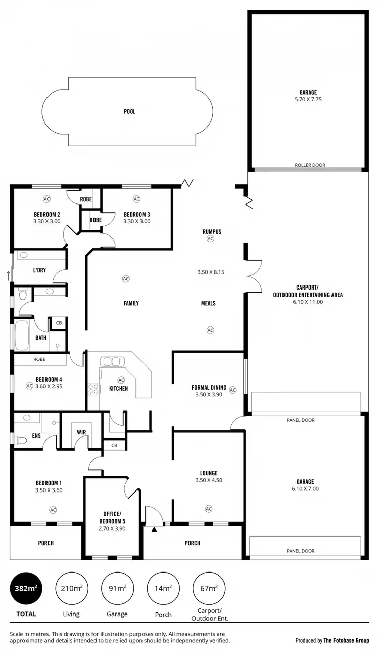 Floorplan of Homely house listing, 10 Tower Court, Walkley Heights SA 5098