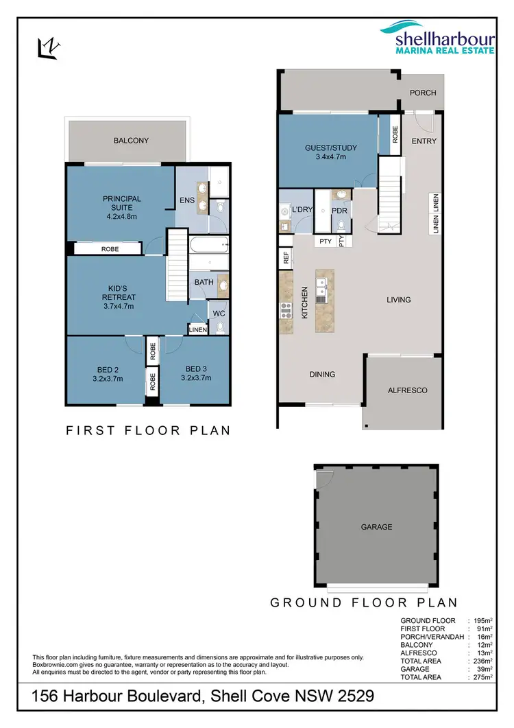 Floorplan of Homely house listing, 156 Harbour Boulevard, Shell Cove NSW 2529