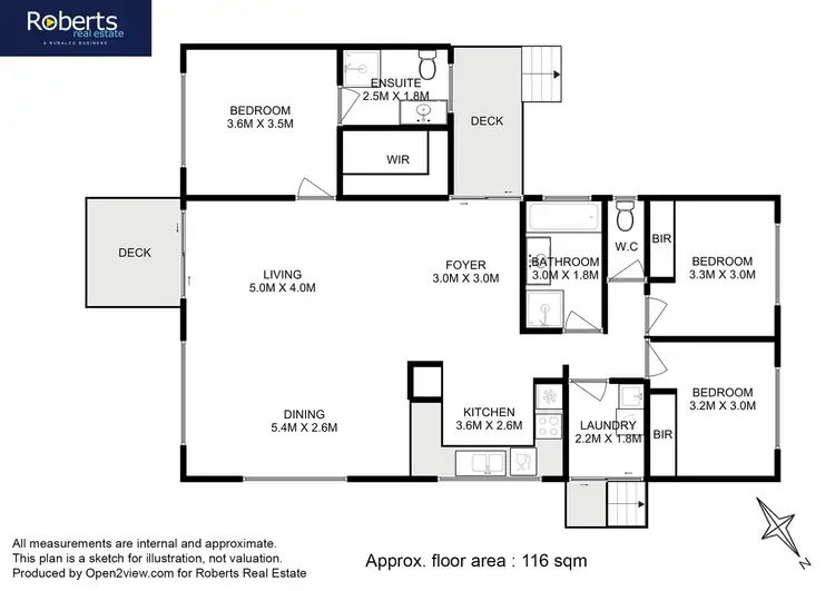 Floorplan of Homely house listing, 1 Old Convict Road, Orford TAS 7190