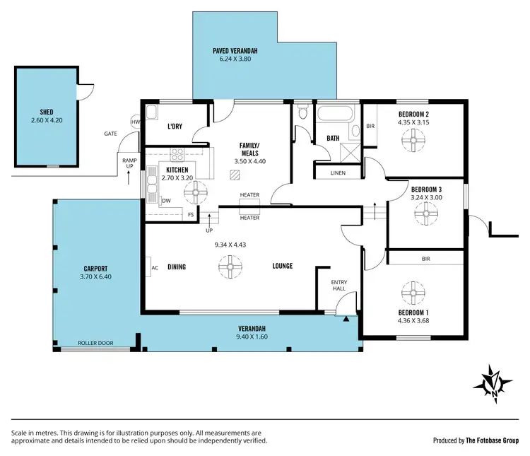 Floorplan of Homely house listing, 2 Barcelona Drive, Happy Valley SA 5159