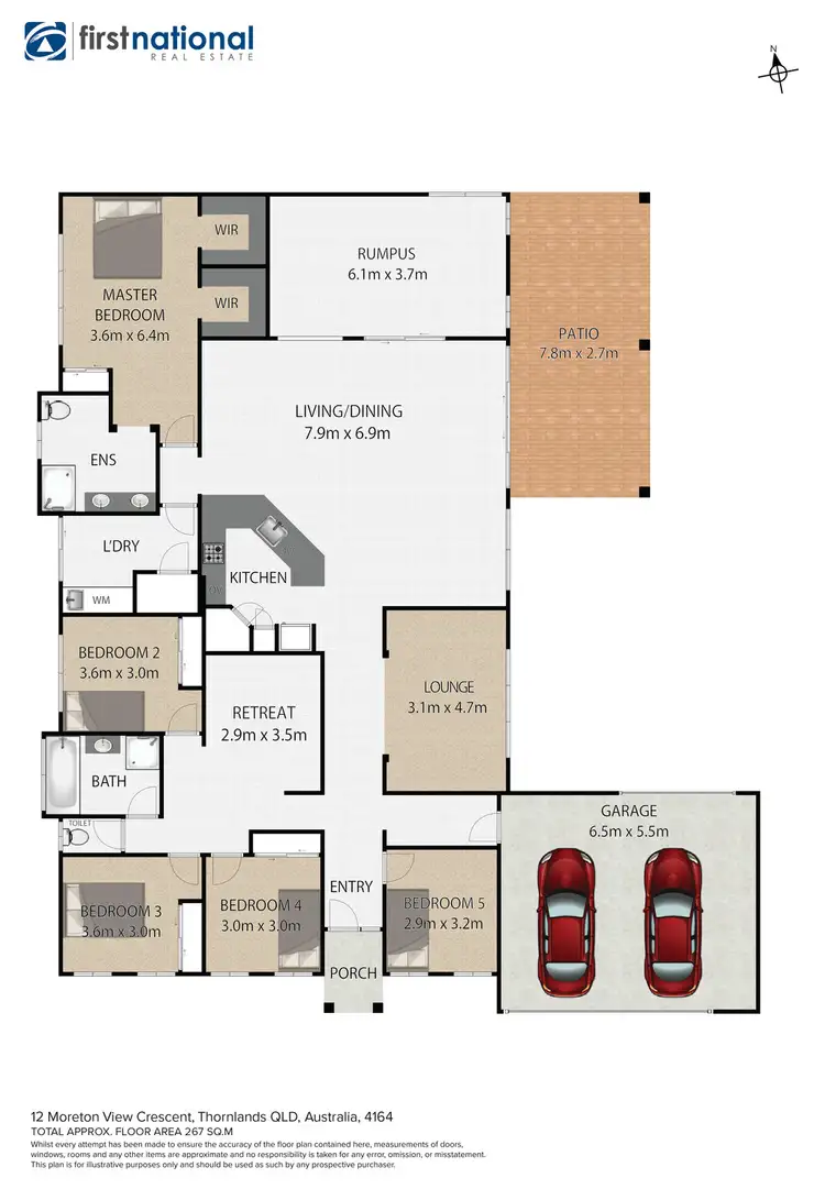 Floorplan of Homely house listing, 12 Moreton View Crescent, Thornlands QLD 4164