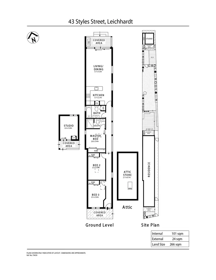 Floorplan of Homely house listing, 43 Styles Street, Leichhardt NSW 2040