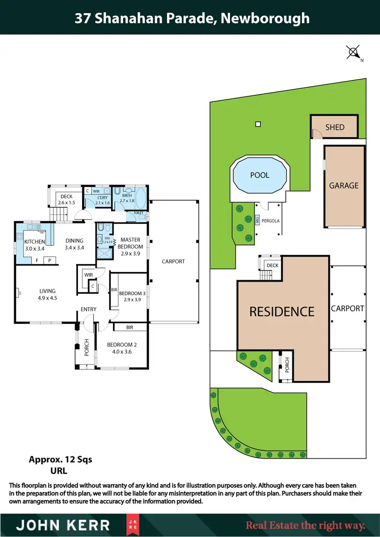 Floorplan of Homely house listing, 37 Shanahan Parade, Newborough VIC 3825