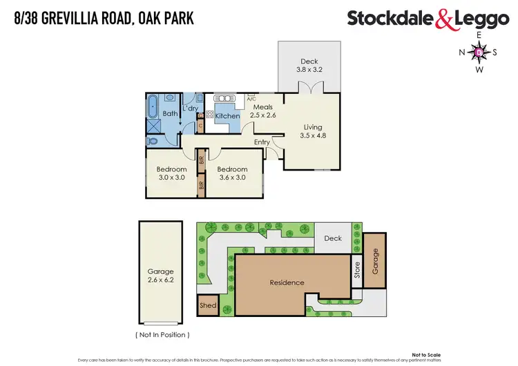 Floorplan of Homely unit listing, 8/38 Grevillia Road, Oak Park VIC 3046