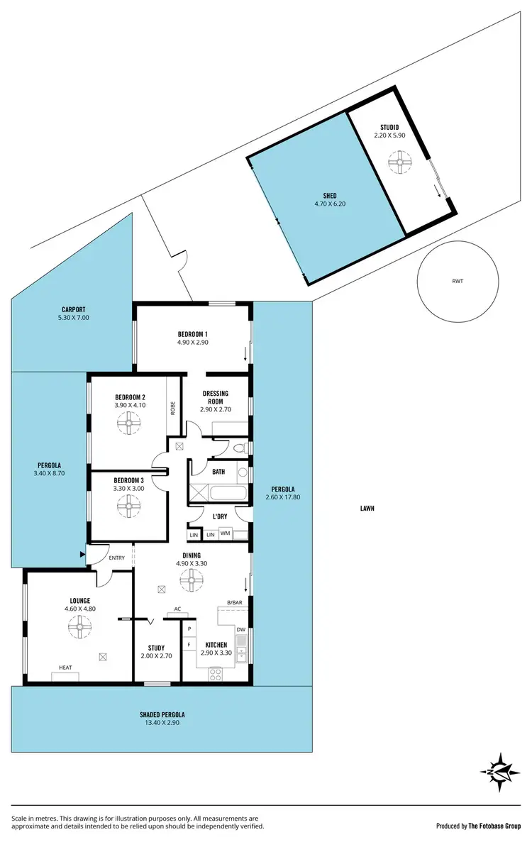 Floorplan of Homely house listing, 5 Solomon Court, Morphett Vale SA 5162