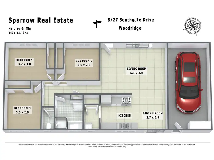 Floorplan of Homely unit listing, 8/27 Southgate Drive, Woodridge QLD 4114