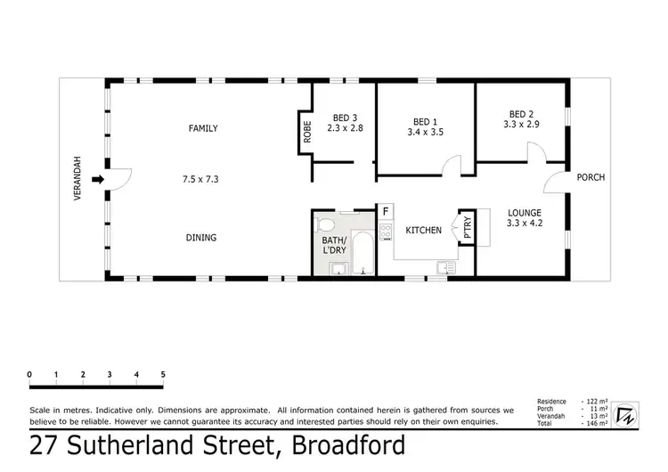 Floorplan of Homely house listing, 27 Sutherland Street, Broadford VIC 3658
