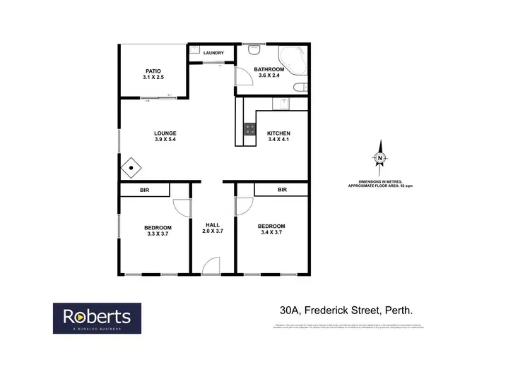 Floorplan of Homely house listing, 30a Frederick Street, Perth TAS 7300