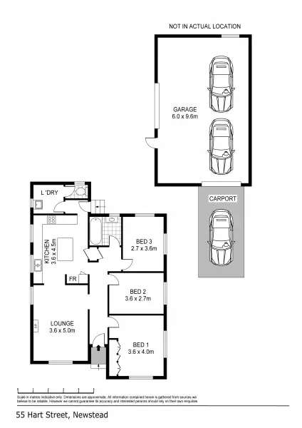 Floorplan of Homely house listing, 55 Hart Street, Newstead TAS 7250