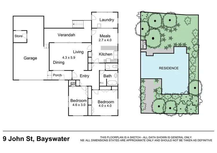 Floorplan of Homely house listing, 9 John Street, Bayswater VIC 3153