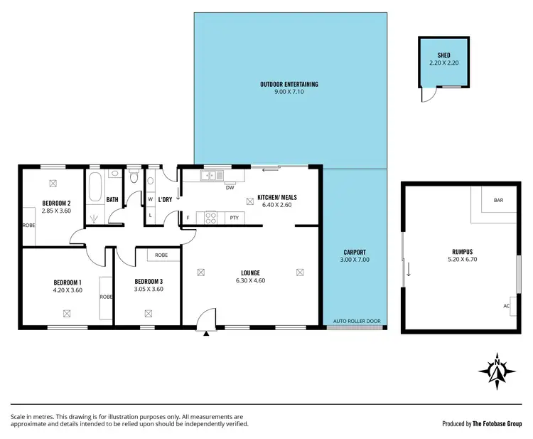 Floorplan of Homely house listing, 1 Marie Avenue, Morphett Vale SA 5162
