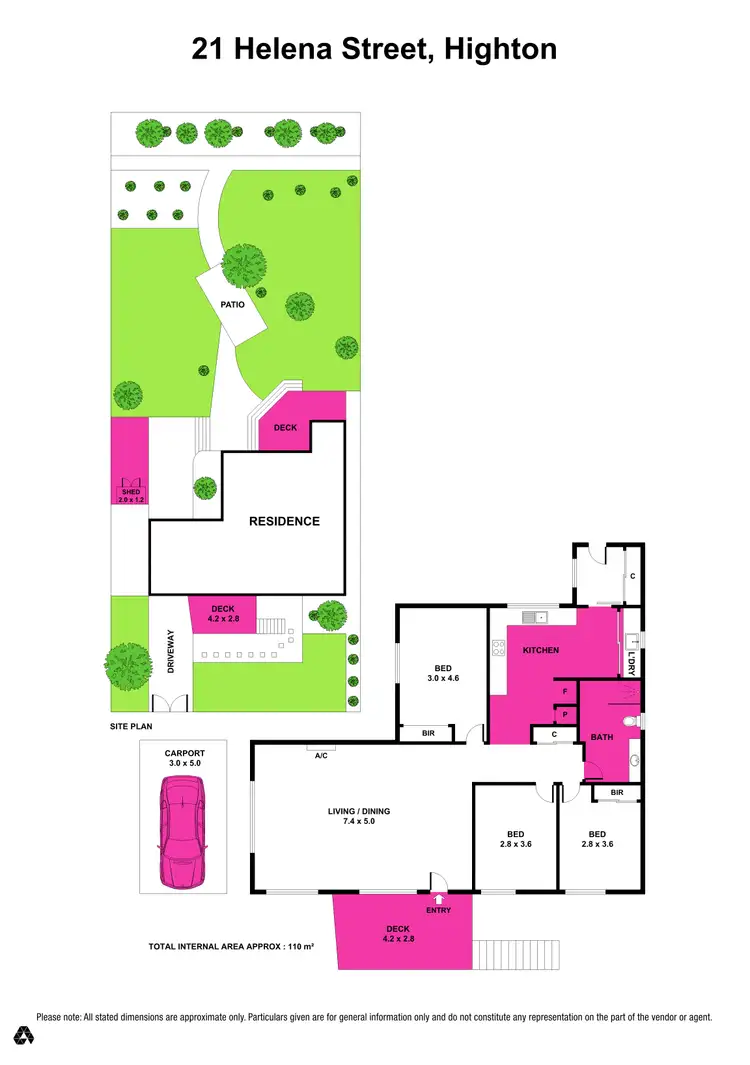 Floorplan of Homely house listing, 21 Helena Street, Highton VIC 3216