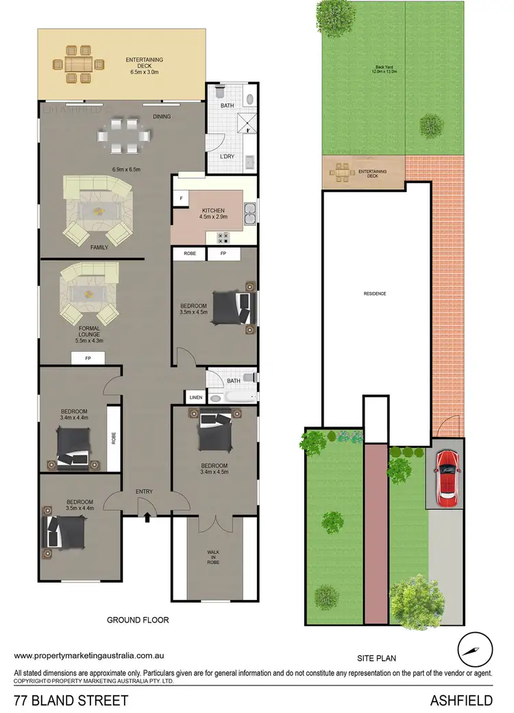Floorplan of Homely house listing, 77 Bland Street, Ashfield NSW 2131