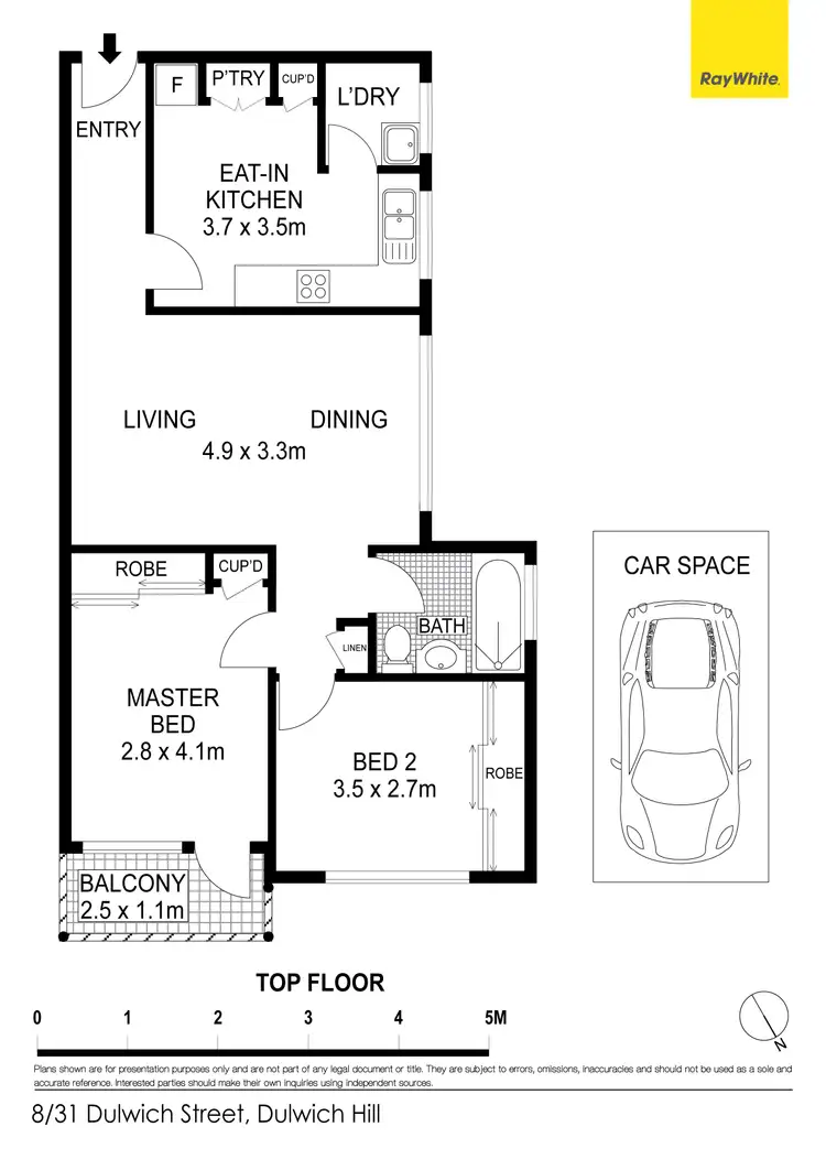 Floorplan of Homely apartment listing, 8/31 Dulwich Street, Dulwich Hill NSW 2203