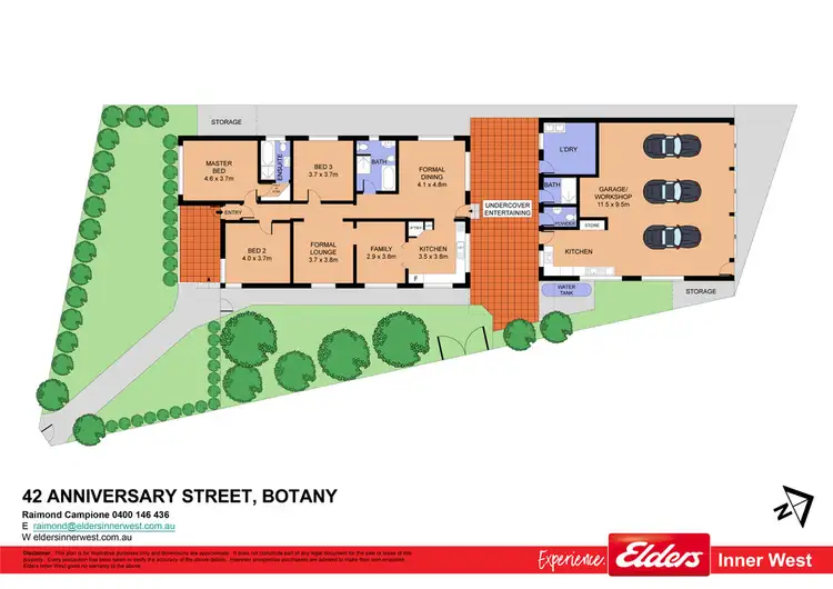 Floorplan of Homely house listing, 42 Anniversary Street, Botany NSW 2019