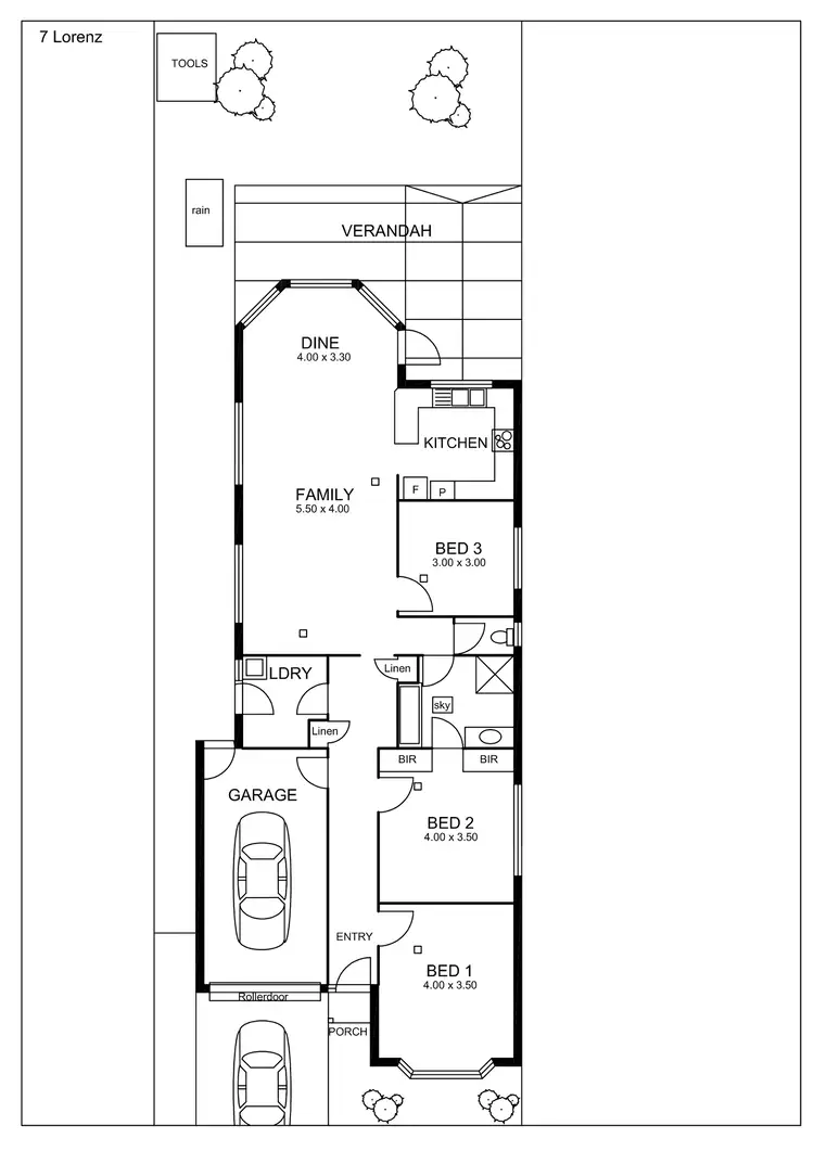 Floorplan of Homely house listing, 7 Lorenz Street, Campbelltown SA 5074