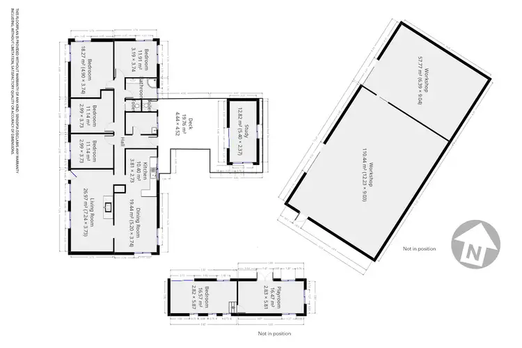 Floorplan of Homely rural property listing, 2757 Maroondah Highway, Taggerty VIC 3714
