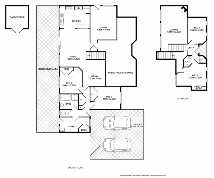 Floorplan of Homely house listing, 9 Phefley Court, Wodonga VIC 3690