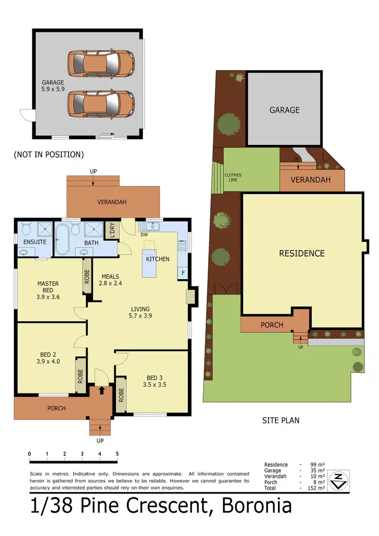 Floorplan of Homely unit listing, 1/38 Pine Crescent, Boronia VIC 3155