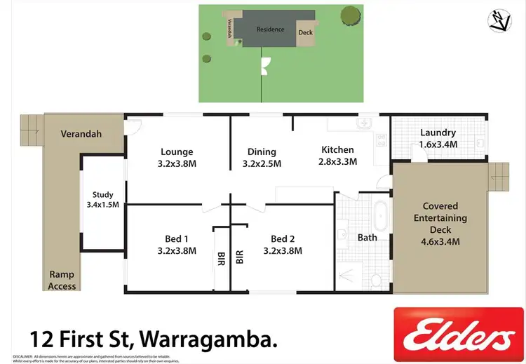 Floorplan of Homely house listing, 12 First Street, Warragamba NSW 2752