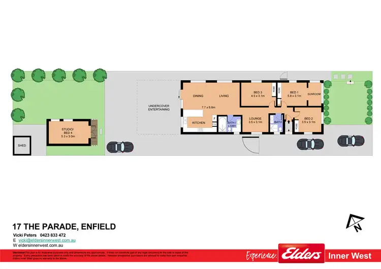 Floorplan of Homely house listing, 17 The Parade, Enfield NSW 2136