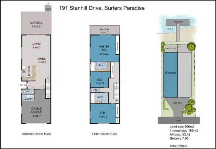 Floorplan of Homely house listing, 1/191 Stanhill Drive, Surfers Paradise QLD 4217