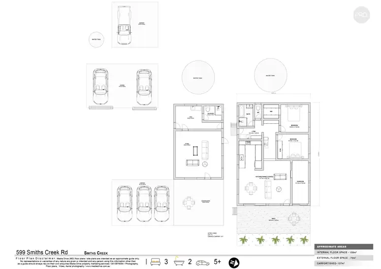 Floorplan of Homely rural property listing, 559 Smiths Creek Road, Afterlee via, Kyogle NSW 2474