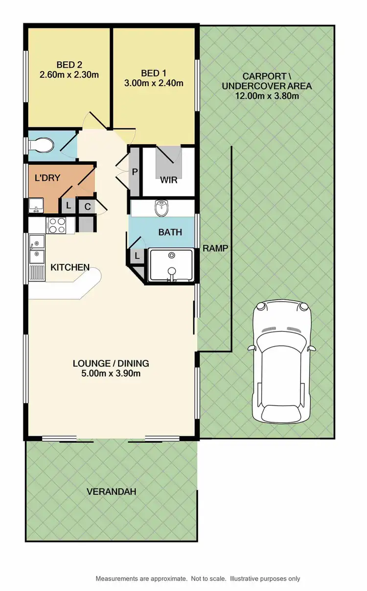 Floorplan of Homely villa listing, 22/115 Sydney Road, Benalla VIC 3672
