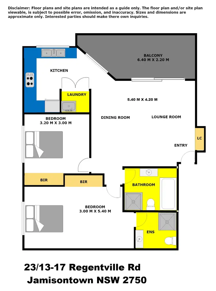 Floorplan of Homely unit listing, 23/13-17 Regentville Road, Jamisontown NSW 2750
