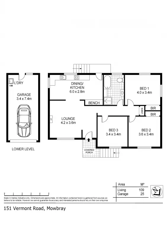 Floorplan of Homely house listing, 151 Vermont Road, Mowbray TAS 7248